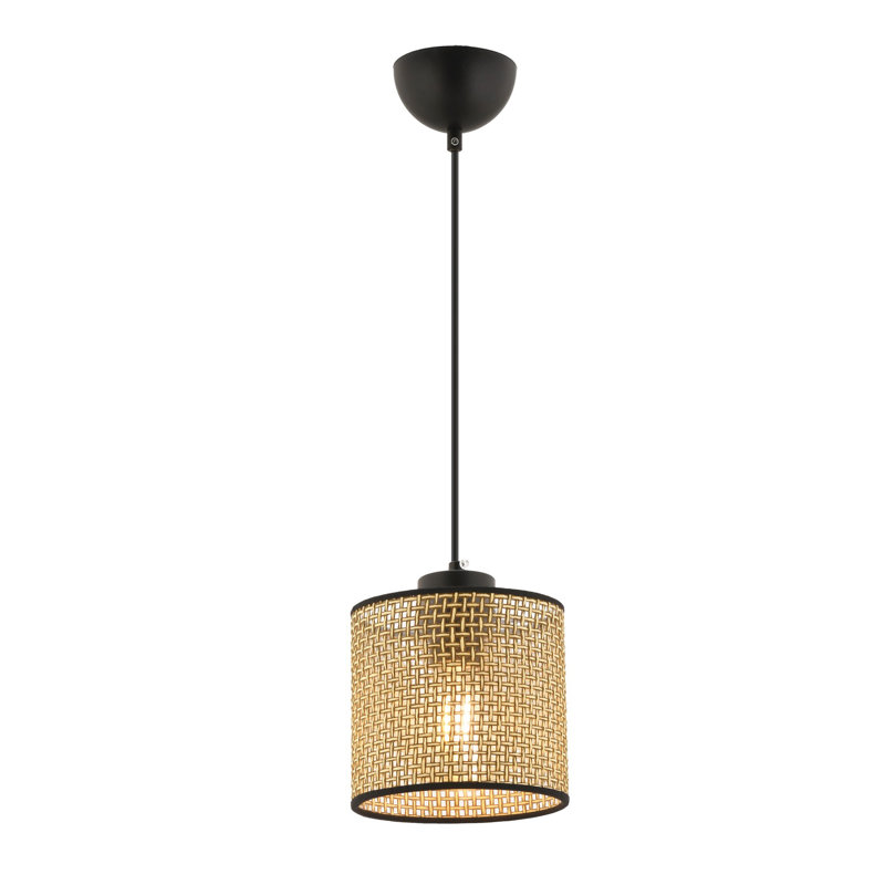 Lustre, H 13,78 po x l 13,78 po x P 9,85 po, Beige