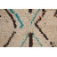 Tapis beige en laine noué à la main de conception unique 7 pi 1 po x 9 pi 11 po