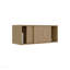 Armoire de rangement murale de 32 pouces de large avec portes coulissantes, option de rangement murale compacte pour l'organisation de la chambre à coucher, du bureau, du salon ou du garage-1130789687