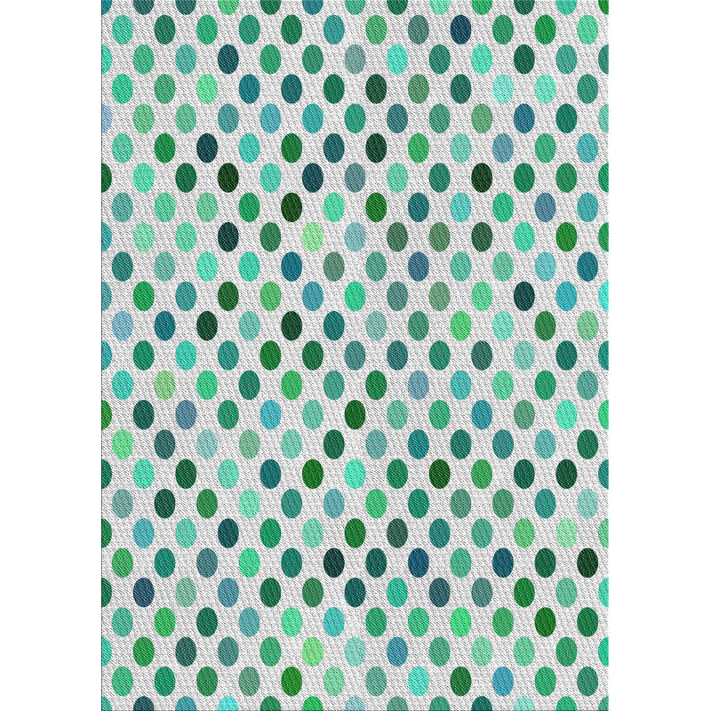 Tapis de la zone verte en laine touffeté à la main Bocanegra