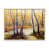 Cadre flottant brun