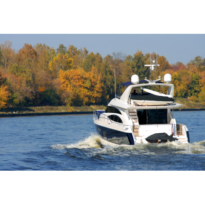 Luxury Yacht - Wrapped Canvas Print