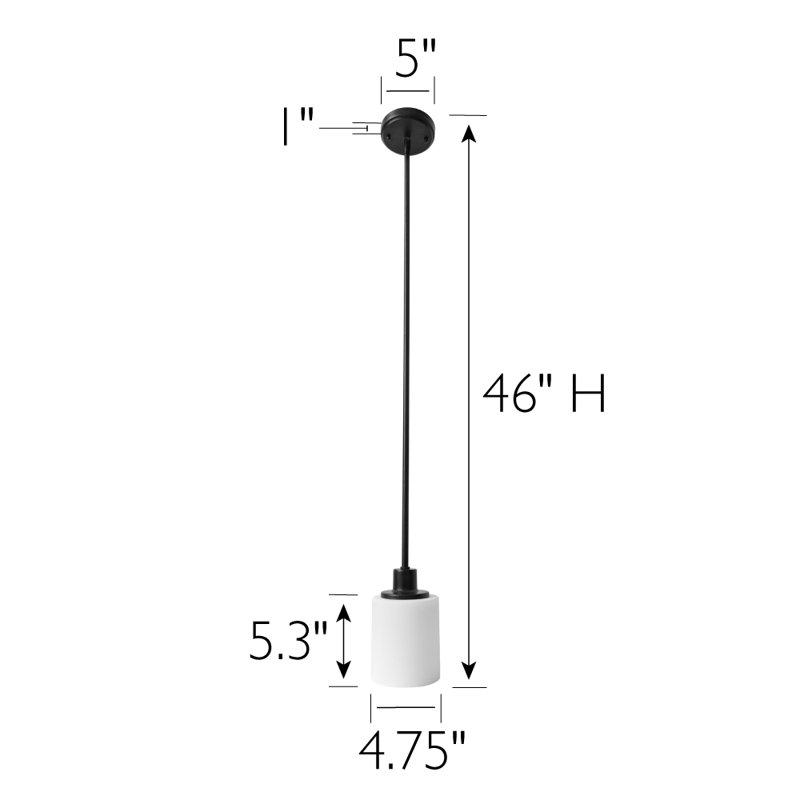 Jorelys 1 - Light Single Pendant