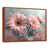 Toile avec cadre flottant brun