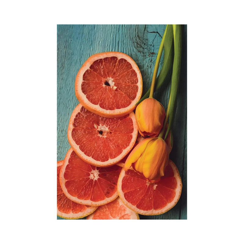 Citrus IV by Olivia Joy StClaire - Wrapped Canvas Print, 20.32 cm H x 30.48 cm W