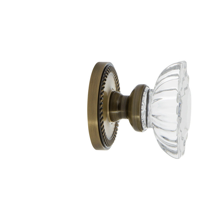 Figurine simple Grandette Newport Rosette, Laiton rétro