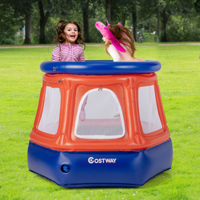 costway in. Round Kid / Toddler Trampoline