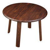 Malibu Round Solid Wood Dining Table