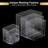 6Pcs Clear Acrylic Boxes For Display, Acrylic Risers Di...
