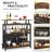 Home Bar Unit with Storage Shelves Bar Cabinet-1063375373