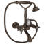 Country Bath Triple Handle Wall Mount Exposed Tub Filler Faucet-61067773-32249189