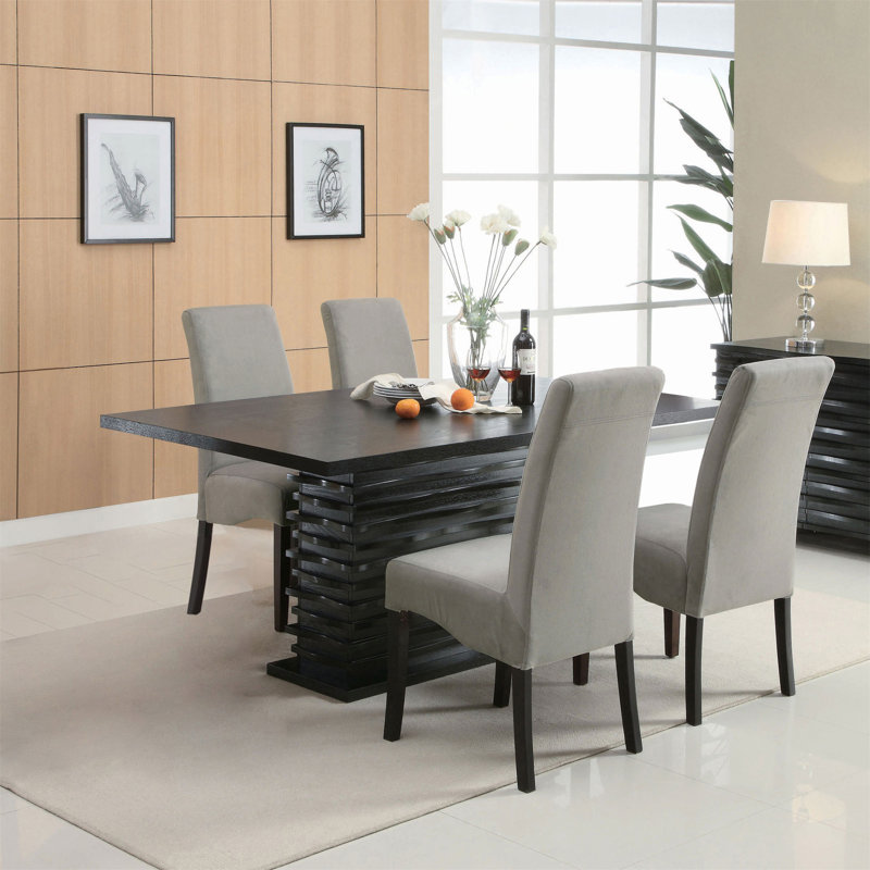 Ensemble repas 5 pièces Shandra, Gris, Gris
