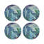 Cyprus Picnic Vegan Leather Round Coasters-1259768612