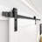 Sliding Standard Single Barn Door Hardware Kit-49602999