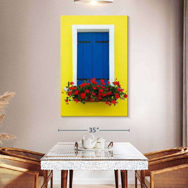 Lilie Blue Window Shutters, 51" H x 34" W