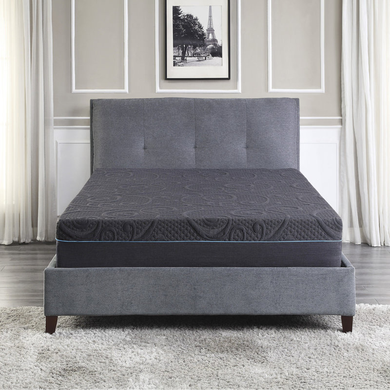 Matelas hybride en mousse viscoélastique imprégnée de gel |, Double