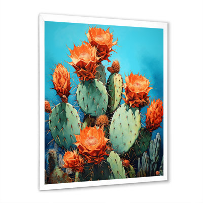 Cactus bleu et bronze II - cactus