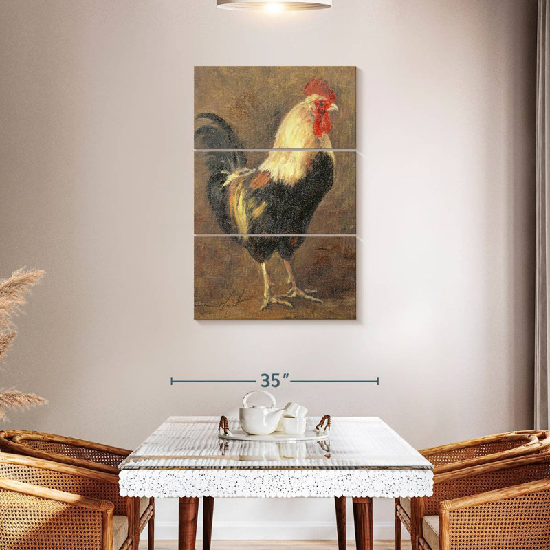 Brampt The Cockerel, 45" H x 28" W