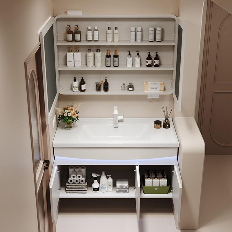 Armoire de salle de bain simple et moderne