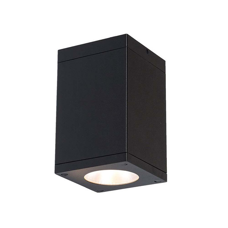 Cube LED Wall Light, Black, Narrow, 3000K