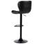 Nanafalia Swivel Upholstered Adjustable Height Counter Stool with Metal Frame-326928433