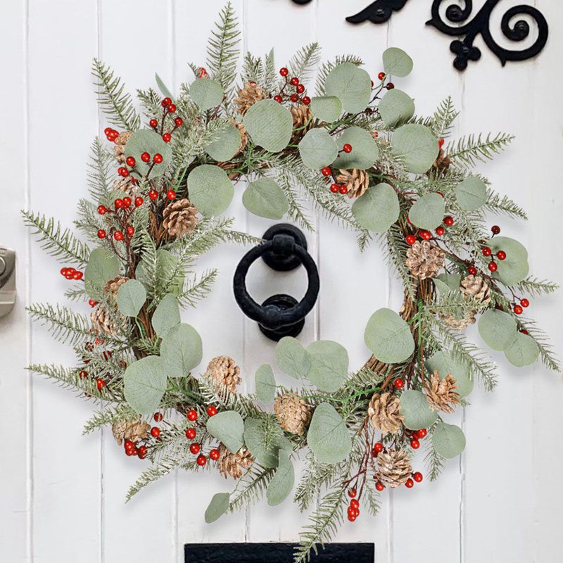 Dried Pinecones 61cm Wreath