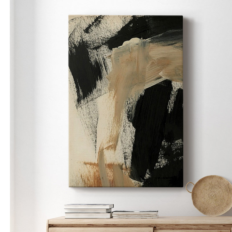 Toile tendue Baked Paintstrokes IV - prêt à accrocher, H 12 po x l 8 po x P 1 po