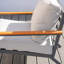 Chaise d'extérieur en aluminium William