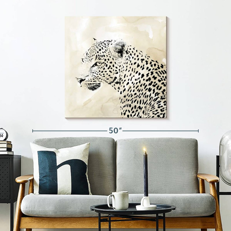 Brampt Leopard Spots III, 30" H x 30" W