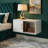 24" White Cube Storage Organizer w/ Sliding Door - Stackable Modular Bookshelf & Storage cabinet