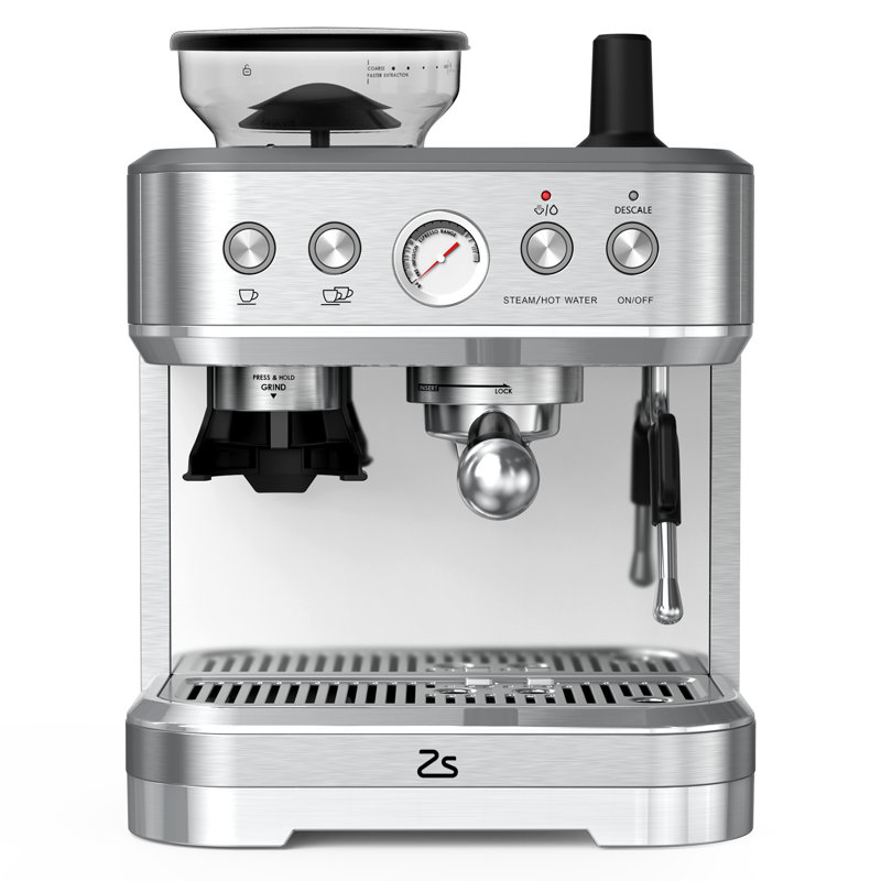 Machine Espress-o avec broyeur, machine professionnelle Espress-o avec buse à vapeur