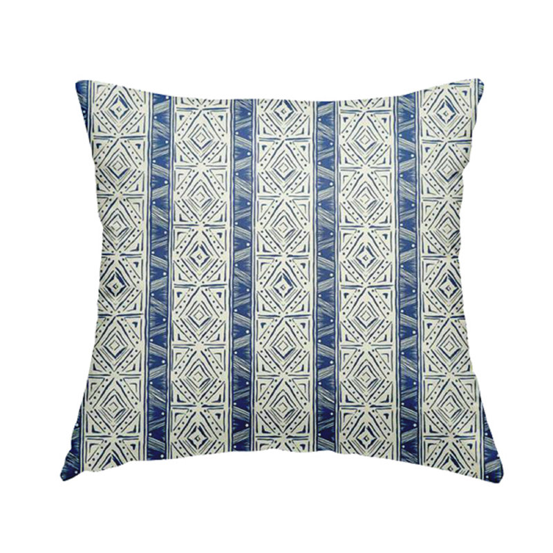 Dario Striped Square Cushion, 55cm H x 55cm W x 5cm D