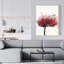 Fleur anémone - Art sur toile noir pour la décoration intérieure | Motif floral-119383773