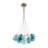 16 - Light Ribbed Glass Cluster Bubble Chandelier-50650549