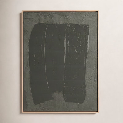 Free Form Lines II Olive Painting