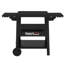 Table de barbecue à 2 niveaux avec panier frontal et tablettes latérales Royal Gourmet, noir