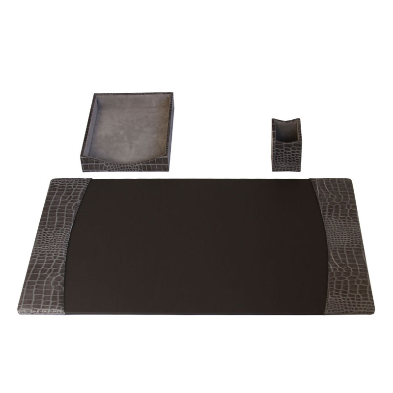 Ensemble d’organisateur de bureau cognac Reeves, Gris