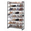 Range-chaussures empilable 32 à 40 paires, avec tablettes réglables plates ou en angle-2001761148