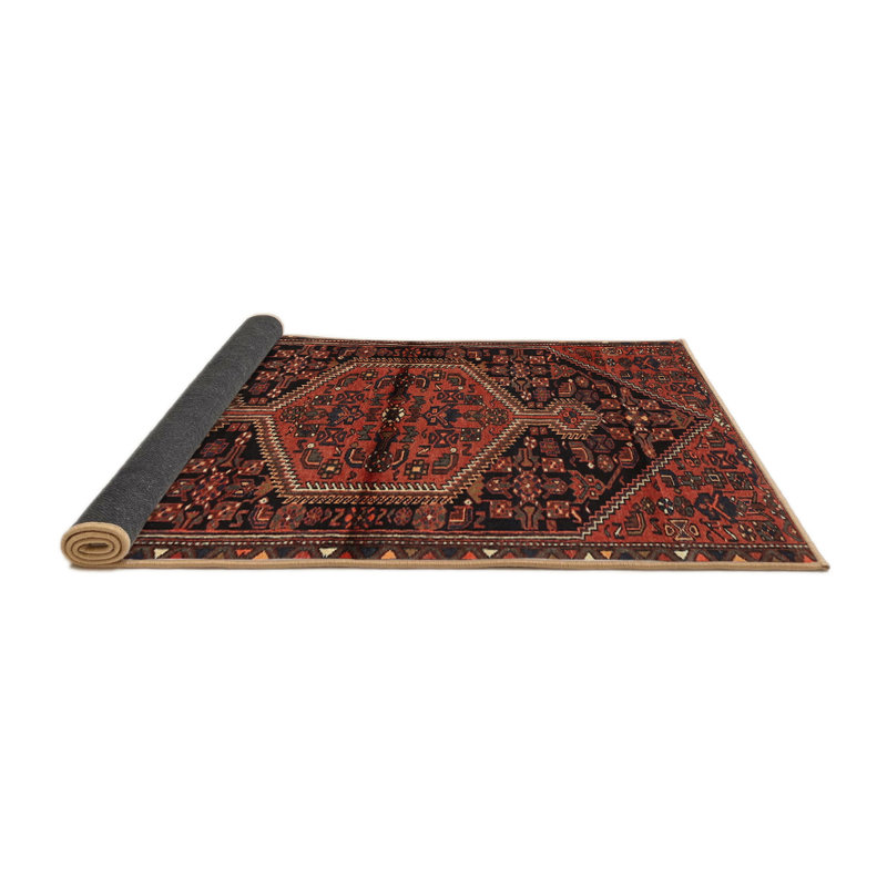 Tapis rouge à motif sud-ouest, Rond 8 pi