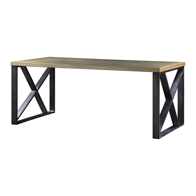 Keyora Metal Base Writing Desk