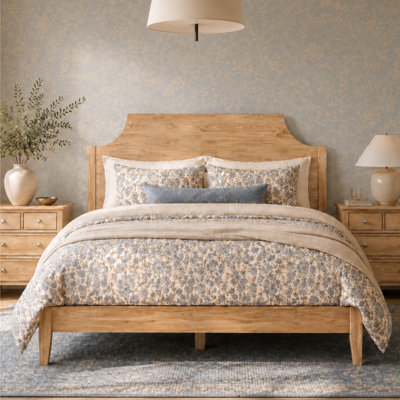 Thalia Solid Wood Queen Size Bed Frame