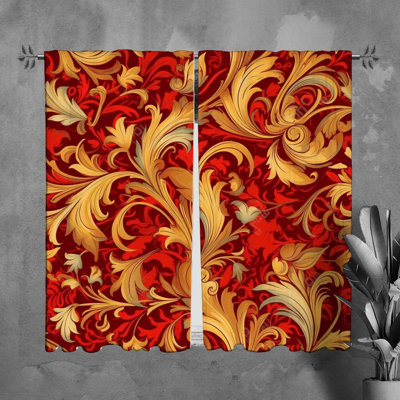 Paire de rideaux obscurcissant en polyester Disbrow