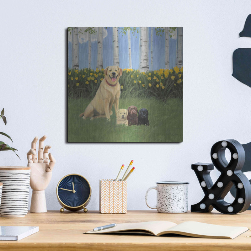 «Proud Mom» par James Wiens, art mural en métal, 12 po x 12 po, H 12 po x l 12 po