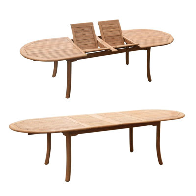 Ensemble repas 5 pièces teck Taber