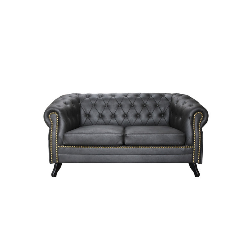 Batterson Faux Leather Loveseat