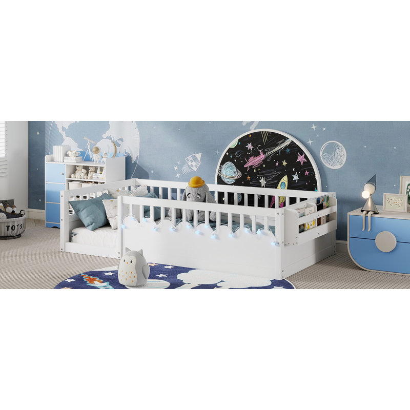 Structure de lit Montessori, Lit simple, White