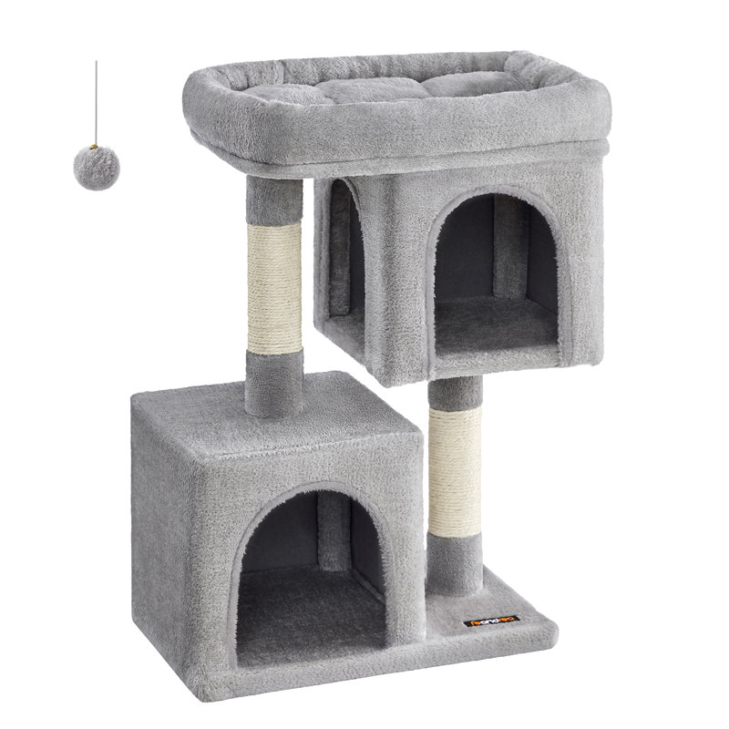 74cm Cat Tree, Light Grey