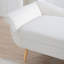 Chaise longue rembourrée avec accoudoirs à volutes Tellys-193429789