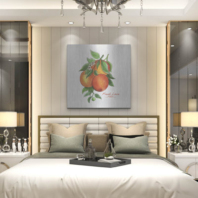 «Illuminating Oranges And Expression» par Sabrina Balbuena, art mural en métal