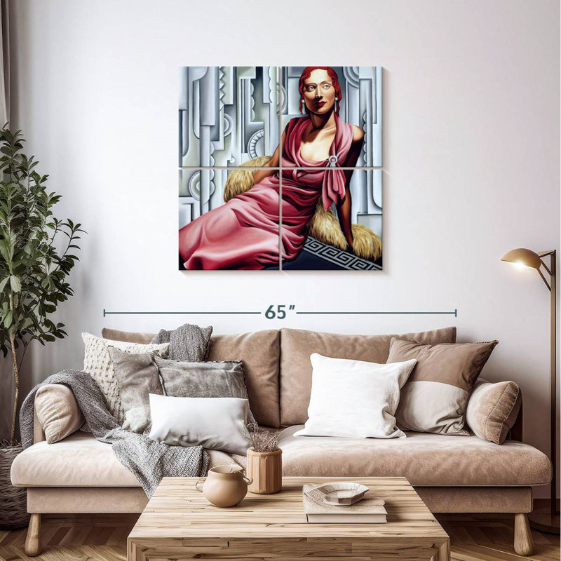 Leisha La Vie En Rose 2002, 38" H x 38" W